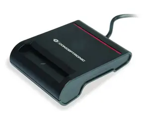 Czytnik kart SMART Conceptronic SCR01B / USB-A / ISO-7816 / czarny