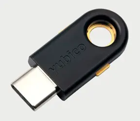 YubiKey 5C USB-C / token uwierzytelniający / obsługa OpenPGP i SMART Card (PIV)