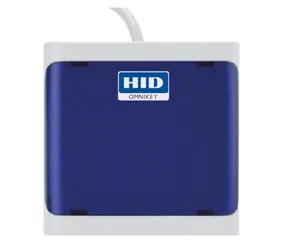 Omnikey 5027 USB Reader klawiatura klinowa niebieski / czytnik kart zbliżeniowych o wysokiej częstotliwości / USB-A