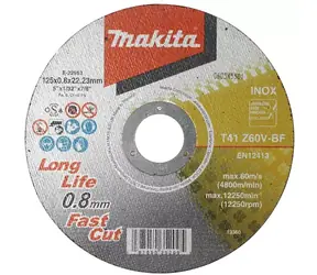 Makita E-22953 Tarcza tnąca do stali nierdzewnej 125x0,8x22,23mm