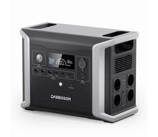 Dabbsson DBS1300 / przenośna stacja ładująca / 1200 W / 1330 Wh / 2x USB-A / 2x USB-C / wyświetlacz LCD