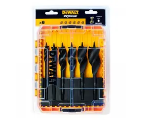 DeWalt DT90238 / Zestaw wierteł do drewna / 1/4" hex / 6 szt.