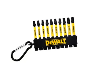 DeWalt DT7275 / Zestaw bitów z karabińczykiem 3xT20 i 4xT25 i 3xT30 / 10 szt.