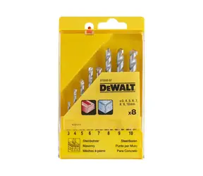 DeWalt DT9288 / Zestaw wierteł do muru / 3-10 mm / 8 szt.