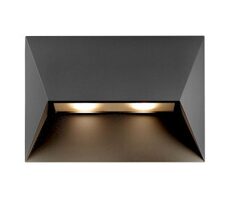 Nordlux Pontio 27 czarny / Kinkiet zewnętrzny / GU10 / 2x25W / LED