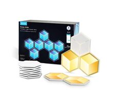 Govee Glide Hexagon biały 7szt. / dekoracyjne oświetlenie LED / Bluetooth / WiFi / RGBIC
