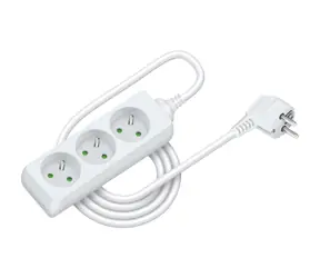 Retlux RPC 02 Przedłużacz 3 gniazdowy 3×1,0 mm 2m biały