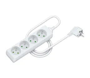 Retlux RPC 06 Przedłużacz 4 gniazdowy 3×1,0 mm 1,5 m biały