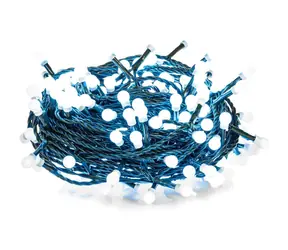 Retlux RXL 222 łańcuch kulkowy 200LED 20+5m 4000K - zimna biel / Timer