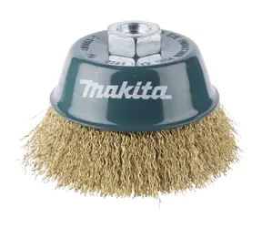 Szczotka druciana z drutu stalowego Makita D-39805 100 mm (pokryta mosiądzem)