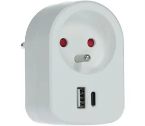 Retlux RPC 70 WH + 2x USB (5V/2100mA)