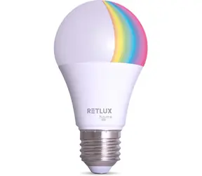 Retlux RSH 102 A 60 E27 9W RGB CCT / Żarówka inteligentna / RGB / 880 lm / 2700-6500K