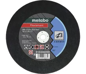 Metabo Flexiamant / Tarcza tnąca do stali / Średnica 355 x 25,4 mm / Szerokość cięcia 3 mm