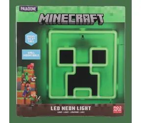 Paladone Led Neon Light Creeper Minecraft / Lampa ścienna LED / USB
