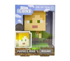 Lampa stołowa Paladone Alex Icon Light Minecraft / Lampa stołowa / 2x AA