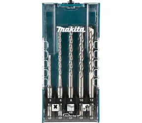 Makita E-15724 Zestaw 5 wierteł SDS- PLUS do betonu / 5/6/8/10/12 mm
