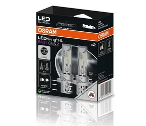 OSRAM LEDriving HL Easy H15 12V PGJ23T/ 1250lm / 6000K / 10000h / noDIM / A+ / szkło matowe / 2 szt.
