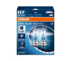 Żarówka halogenowa OSRAM Cool Blue Intense Next Gen H7 / 12V / 1500lm / Bez odbłyśnika
