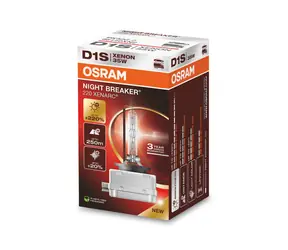 Żarówka ksenonowa OSRAM D1S Night Breaker Laser / +220% / 85V / 3200 lm / 4500K / 2000 h / 1 szt.
