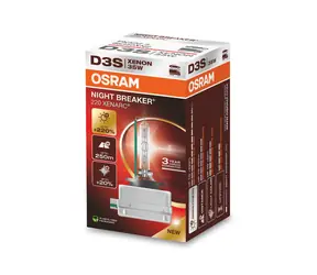 Żarówka ksenonowa OSRAM D3S Night Breaker Laser / +220% / 42V / 3200 lm / 4500K / 2000 h / 1 szt.