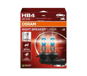 Żarówka halogenowa OSRAM HB4 LED Night Breaker Laser / 12V / 1000lm / Bez odbłyśnika