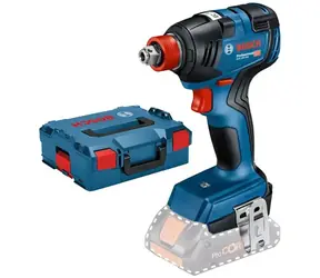 BOSCH GDX 18V-200 / Klucz udarowy akumulatorowy / 18 V / 3400 obr./min / 4200 udarów/min / 200 Nm / L-Boxx / Bez akumulatora