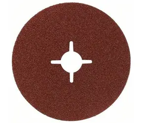 BOSCH Expert R444 2608605477 / Tarcza fibrowa do metalu / Ziarnistość K80 / 125 mm