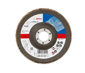 BOSCH 2608603659 X431 / Ściernica listkowa P120 / 125x22,23 mm