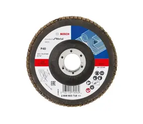 BOSCH 2608603716 X431 / Ściernica listkowa P40 / 125x22,23 mm