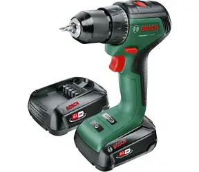 BOSCH UniversalDrill 18V-60 / Wiertarko-wkrętarka akumulatorowa / 18 V / 1900 obr./min / 60 Nm / 2 x 2,0 Ah