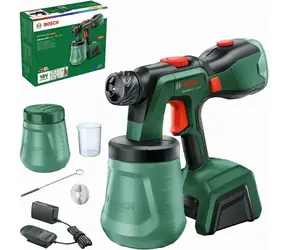 BOSH AdvancedSpray 18V-500 / Bezprzewodowy pistolet natryskowy / 18 V / 1 x akumulator litowo ION 4,0 Ah / ładowarka