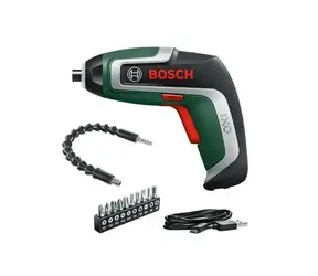 BOSCH IXO 7 / Wkrętarka akumulatorowa z akcesoriami / 3,6 V / 235 obr./min / Kabel USB