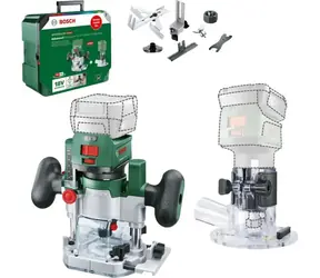BOSCH AdvancedTrimRouter 18V-8 / Frezarka akumulatorowa / 18 V / 30 000 obr./min / Zacisk wału 6-8 mm / Bez akumulatora