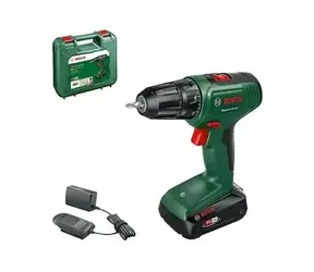BOSCH EasyDrill 18V-38 / Wiertarko-wkrętarka akumulatorowa / 18 V / 1630 obr./min / 2 akumulatory 2,5 Ah