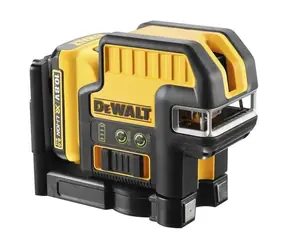 DeWalt DCE0825D1G-QW / Laser krzyżowy z czerwoną wiązką / 10,8V / 2,0Ah / walizka