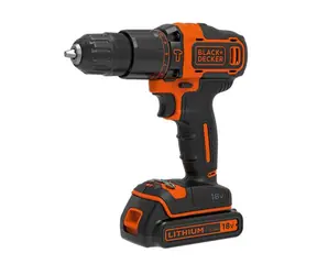 Black&Decker BDCHD18-QW / Akumulatorowa wiertarko-wkrętarka udarowa dwubiegowa / 18 V / 1x 1,5 Ah