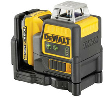 DeWalt DCE0811D1G / Laser krzyżowy Aku zielony / 2x360° / 10,8V / 1x2,0Ah XR Li- ION