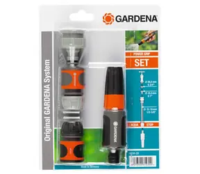 Podstawowy zestaw głowic nawadniających Gardena System ze złączami / do węży 13 mm (1:2") i 15 mm (5:8")