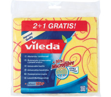 Vileda 144826 ściereczka 2+1 gratis żółta