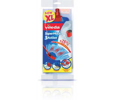 Vileda Mop SuperMocio 3 Action - zapasowy pokrowiec do mopa SuperMocio 3 Action / mikrofibra