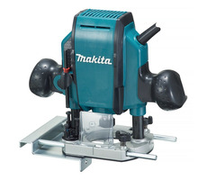 Makita RP0900J / Frezarka płaszczyznowa / 900W / Wysokość skoku 0-35mm / 27 000 obr./min / Mocowanie wału 6-8 mm