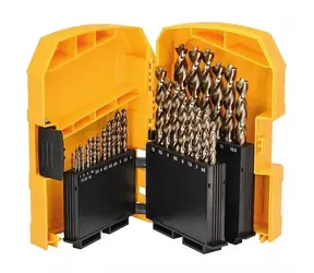 DeWalt DT4957-QZ / Zestaw wierteł do metalu Extreme HSS-Co / średnica 1,5-13 mm / 29 szt.