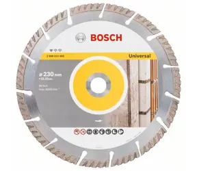 BOSCH 2608615065 / Uniwersalna tarcza diamentowa do cięcia / Średnica 230 x 22,23 mm / Szerokość cięcia 2,6 mm
