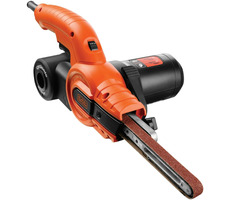 Black&Decker KA900E-QS / Szlifierka taśmowa / 350W / Powierzchnia szlifowania 451x13 mm / Prędkość 900-1600 m-min