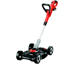 Black&Decker STC1820CM / Kosiarka akumulatorowa + podwozie CM100 / 18V / 2.0Ah / Zasięg 28 cm / 7400 obr/min