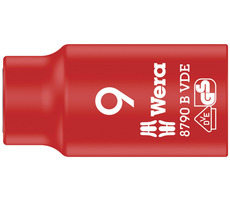 Wera 8790 B - 9 x 46 mm/ Przedłużka nasadek Zyklop VDE / izolowana / z przyłączem 3|8" / wyprzedaż