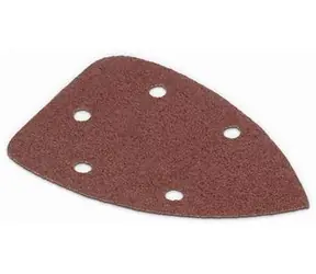 KREATOR KRT220003 / Papier ścierny do drewna i metalu / Ziarnistość 40 / Wymiary 140x140x80 mm / 5 szt