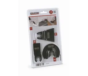 KREATOR KRT990040 / Zestaw akcesoriów do szlifierek wielofunkcyjnych (3 szt.) 