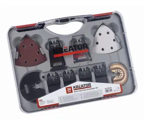 KREATOR KRT990050 / Zestaw akcesoriów do szlifierek wielofunkcyjnych (20 szt.) 