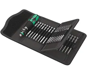 Wera Kraftform Kompakt 62 / Uchwyt ręczny + bity o długości 89 mm / 33 szt.